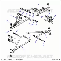 FRONT SUSPENSION CONTROL ARMS