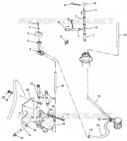 KRAFTSTOFFSYSTEM SLX 780 B964287 and  Intl. SLX 780 I964287 (4937443744A010)