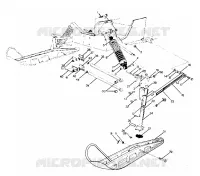 FRONT SUSPENSION AND SKI SPORT/SPORT GT (4921282128019A)