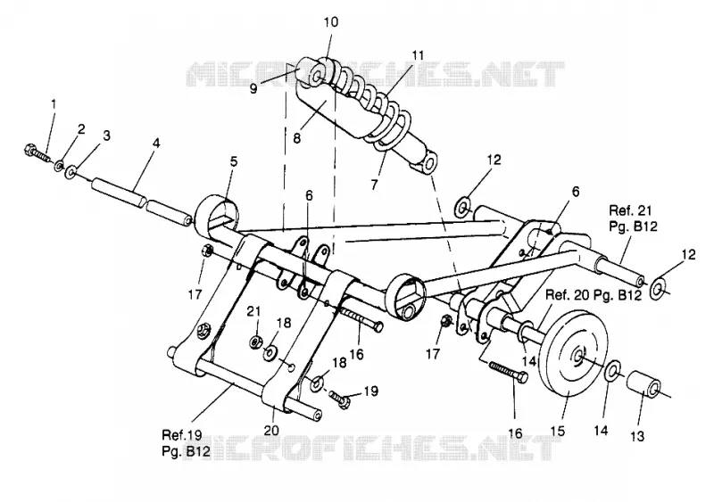 FRONT Drehmomentarm (SKS) XLT SKS 0970556 (4937693769C002)