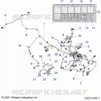 ELEKTRIC, MAIN WIRE HARNESS