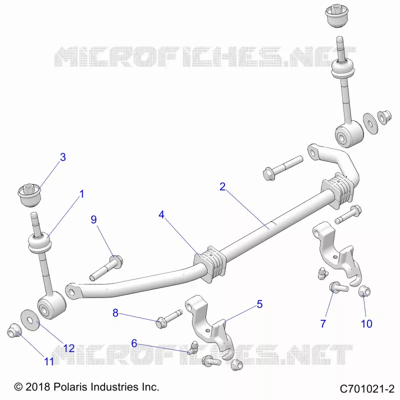 SUSPENSION, FRONT STABILISATORSTANGE