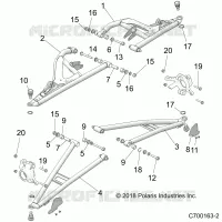 FRONT SUSPENSION CONTROL ARMS