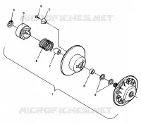angetriebene Kupplungs ASSEMBLY SPORT 0940443 and SPORT SKS 0940243 (4925052505028A)