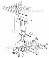 HINTER SPREIZE STABILISATOR 6X6 400L