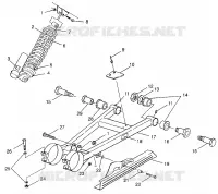Schwingarm   SCHOCK Scrambler 400 W98BC38C (4947254725C007)