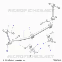 SUSPENSION, FRONT STABILISATORSTANGE- G21G4J99AW/BW (C701011-2)