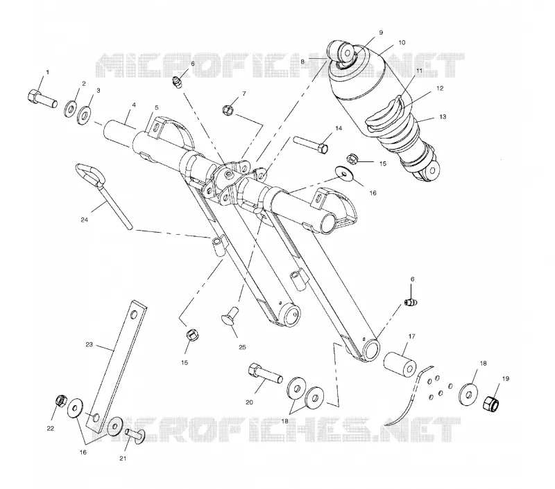 FRONT Drehmomentarm