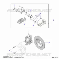 BRAKES, BREMSZANGE VORNE
