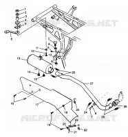 ABGASSYSTEM Magnum 2X4 W98AA42A (4945524552A010)