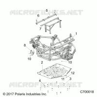 CHASSIS, MAIN FRAME AND SKID PLATES