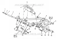 FRONT Drehmomentarm (TOURING) TRAIL TOURING 0972262 and EUROPEAN TRAIL TOURING (4938313831C007)
