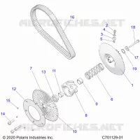 ANTRIEB, SECONDARY CLUTCH/BELT