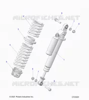 SUSPENSION, FRONT SHOCK MOUNTING