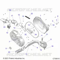 ANTRIEB, CLUTCH COVER AND DUCTING