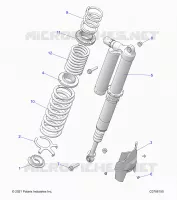 SUSPENSION, REAR SHOCK MOUNTING, ULTIMATE