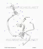 MOTOR, WATERPUMP AND BYPASS