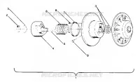 angetriebene Kupplungs Star, Sprint and Sprint E/S (4912721272007A)