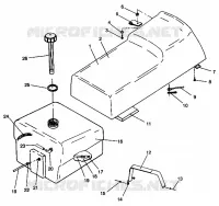 SITZ   GASBEHÄLTER ASSEMBLY WIDETRAK GT 0942061 (49261126110002)