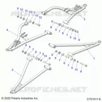 FRONT SUSPENSION CONTROL ARMS