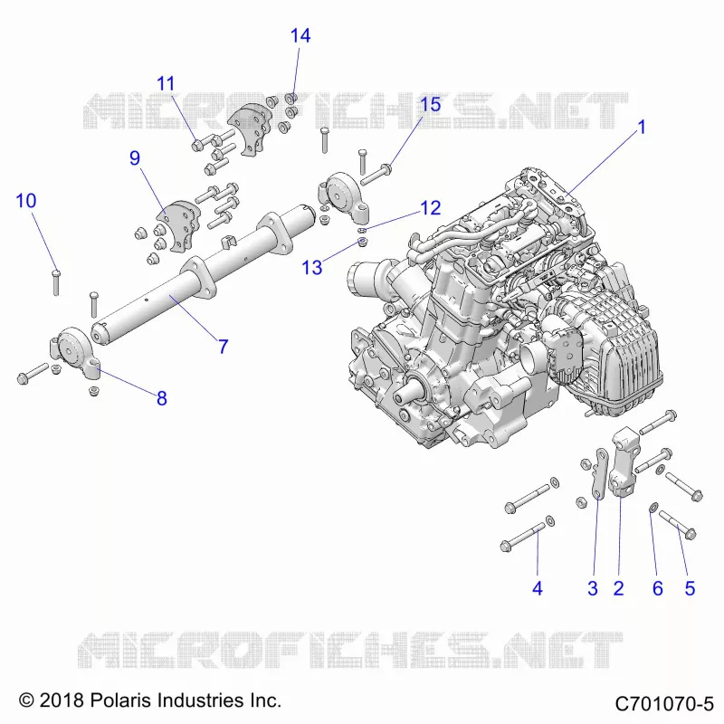 MOTOR, MOUNTING & LONG BLOCK