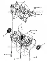 CRANKCASE ASSEMBLY CLASSIC TOURING E942875 (49274027400038)