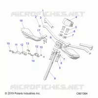 UPPER LENKEN &amp; HANDLEBAR ASM.