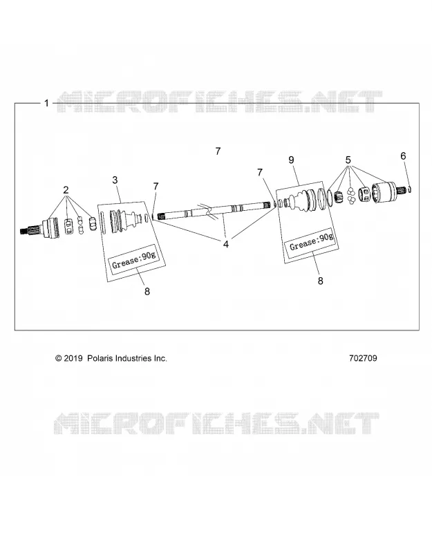 ANTRIEB, FRONT HALF SHAFT