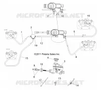 BREMSES, LINES AND MASTER CYLINDER