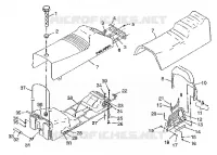 SITZ   GASBEHÄLTER 700 RMK 0980966 and EUROPEAN 700 RMK E980966 (4943724372A006)
