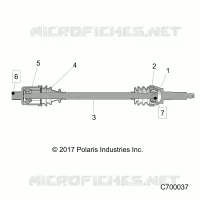 ANTRIEB, REAR HALF SHAFT
