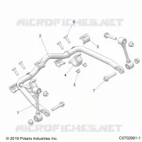 SUSPENSION, FRONT STABILISATORSTANGE