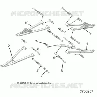 FRONT SUSPENSION CONTROL ARMS