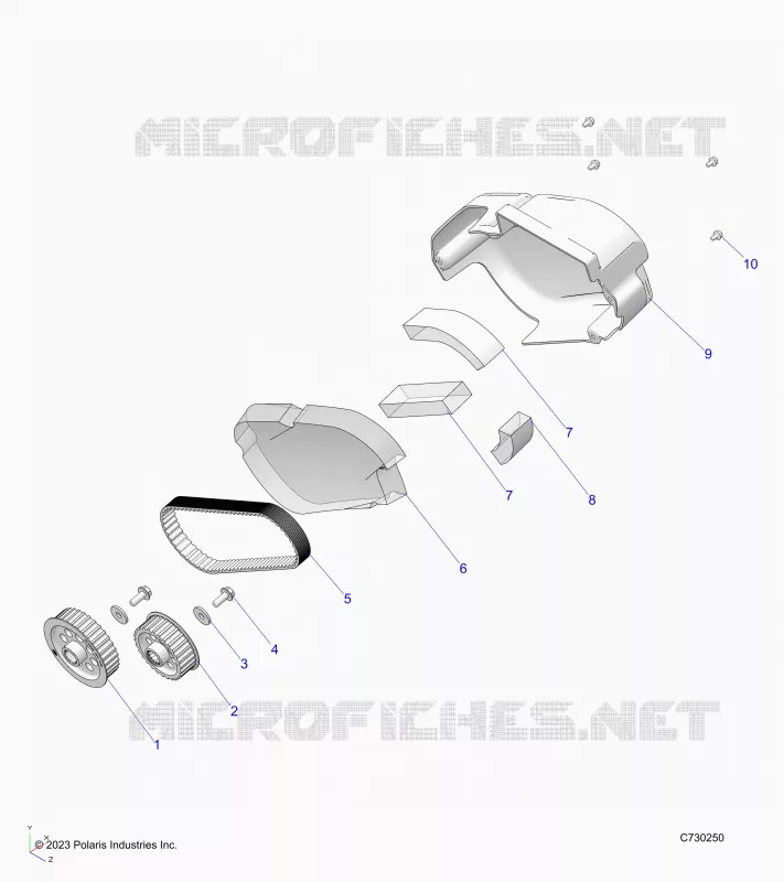 ELEKTRIC, MOTOR-EV, BELT, COVER AND SPROKETS