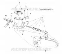 VORDERBREMSE BREMSE LEVER AND MASTER CYLINDER
