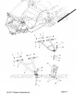 FRONT SUSPENSION, CONTROL ARMS AND SPINDLE