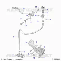 BRAKES, BRAKE PEDAL AND MASTER CYLINDER