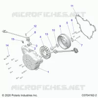 ENGINE, STATOR AND FLYRAD