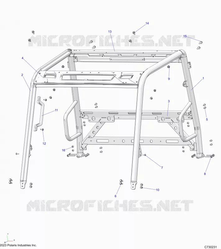 CHASSIS, CAB RAHMEN