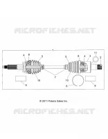 ANTRIEB, REAR HALF SHAFT