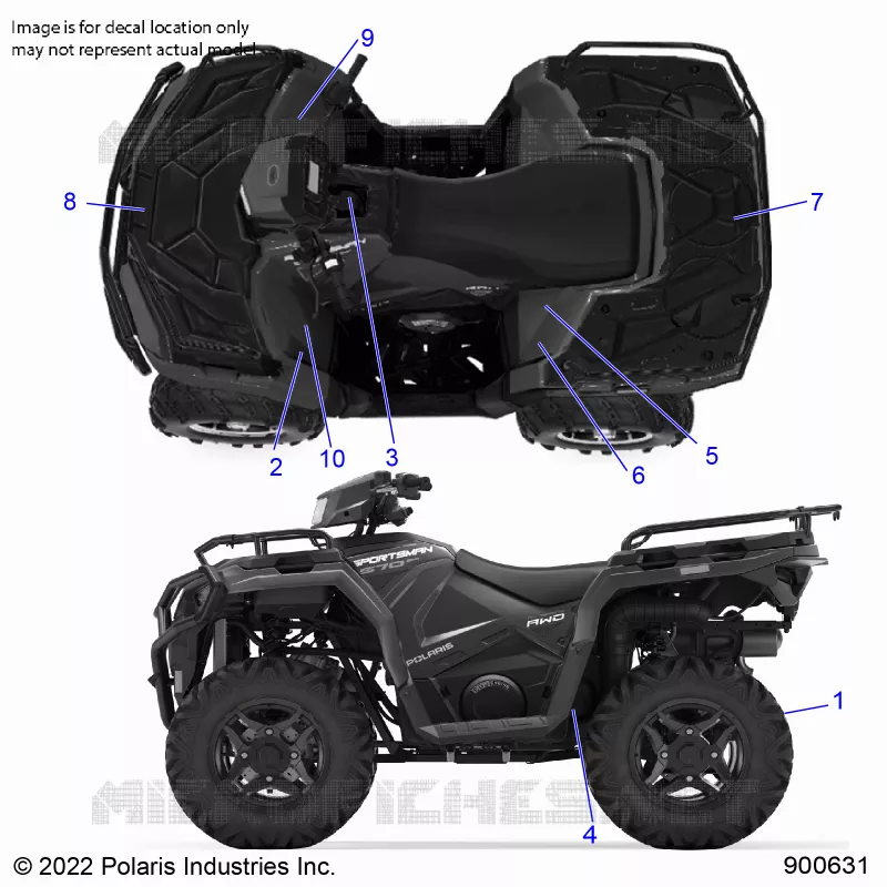 DECALSS STANDARD- A24SEZ57AG/BG (900631)