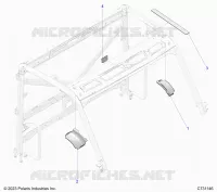 CHASSIS, EDGE COVER, TR