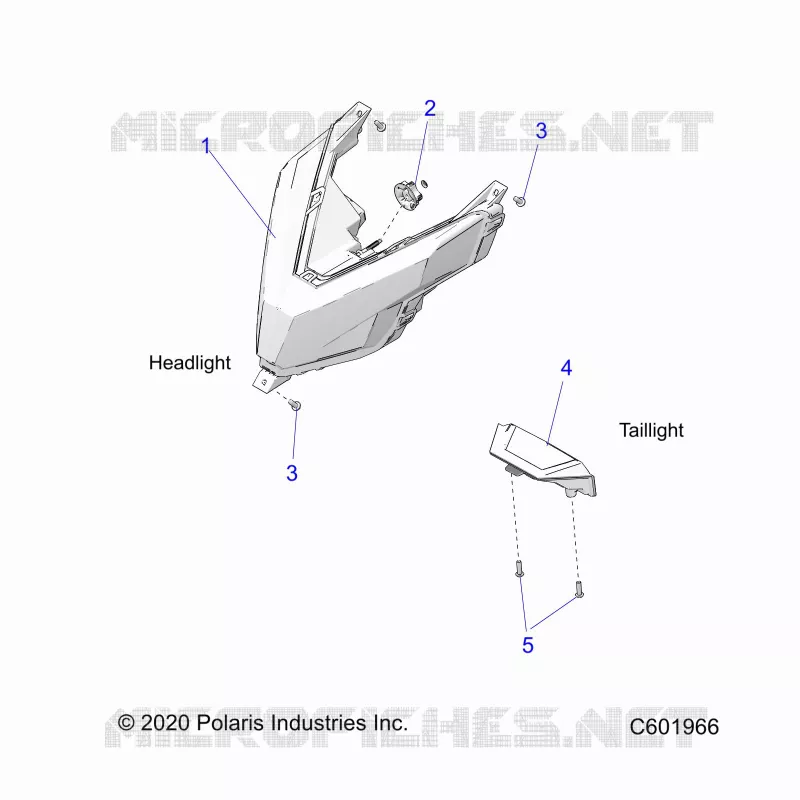 ELEKTRIC, HEADLIGHT AND TAILLIGHT