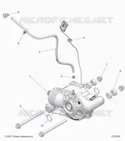 ANTRIEB, FRONT GEARCASE MOUNTING
