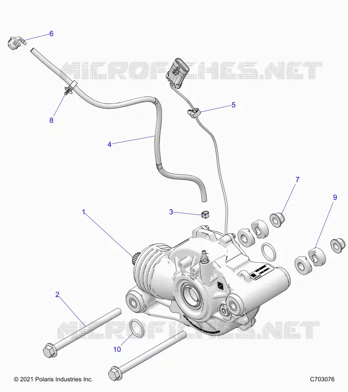 ANTRIEB, FRONT GEARCASE MOUNTING