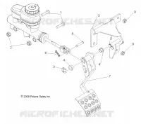 BREMSES, PEDAL AND MASTER CYLINDER MOUNTING