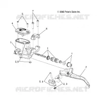 VORDERBREMSE BREMSE LEVER AND MASTER CYLINDER