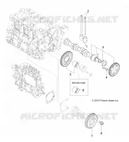 MOTOR, CAMSHAFT and DRIVING GEAR