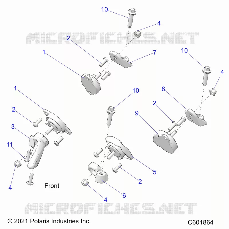 MOTOR, MOUNTING & LONG BLOCK