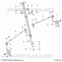 STEERING, LENKSÃ¤ULE AND TIE ROD ASM
